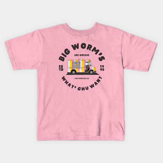 big worm's Kids T-Shirt by small alley co